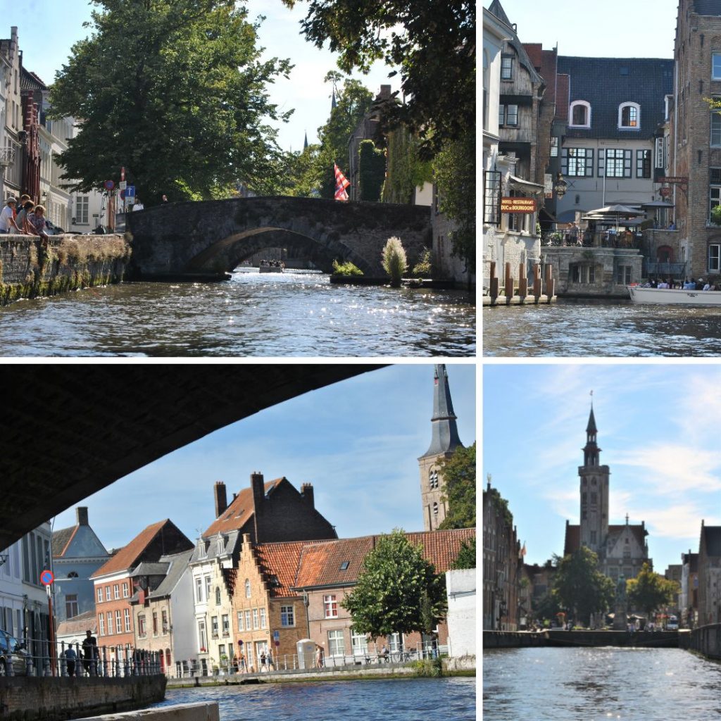El paseo puede costar desde 7 a 12 euros y la duración es entre 30 a 45 minutos hay diversas opciones a lo largo del canal Brujas